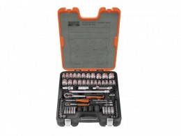 Bahco S800 Socket Set of 77 Metric & AF 1/4 & 1/2in Drive £129.00